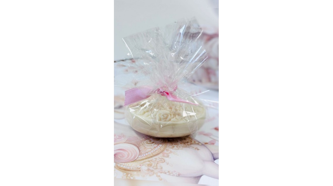 Trusou botez carusel cu cai roz pal si flori pastelate Pink Carousel 14